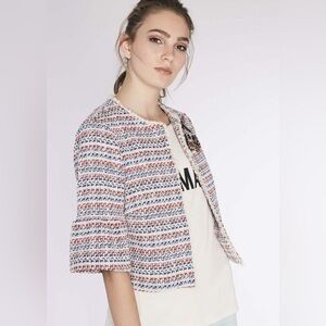 GAUDI Chic Multicolor Tweed Jacket (46)